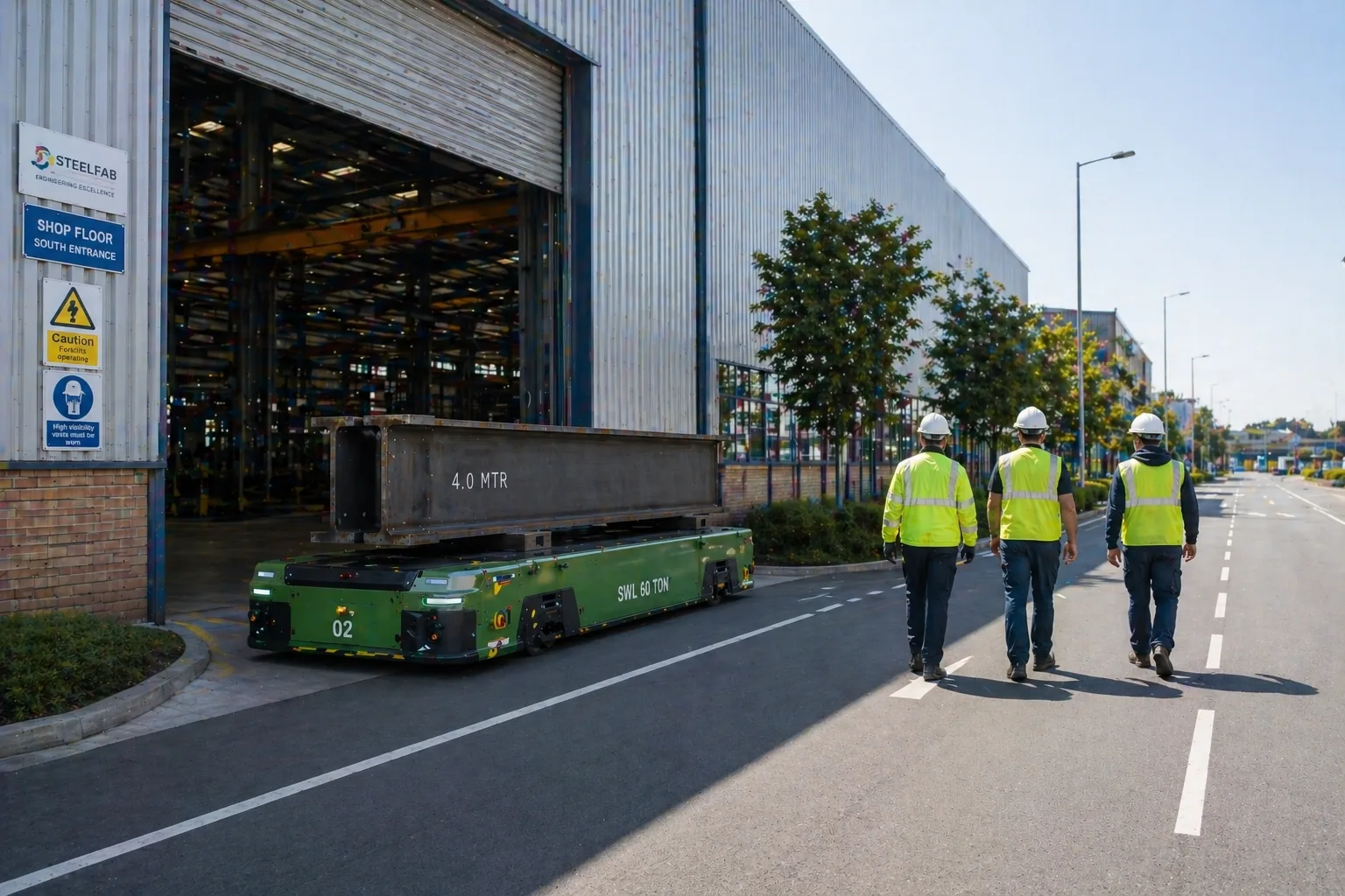 Heavy-Duty AMR Implementation for Large Structural Components