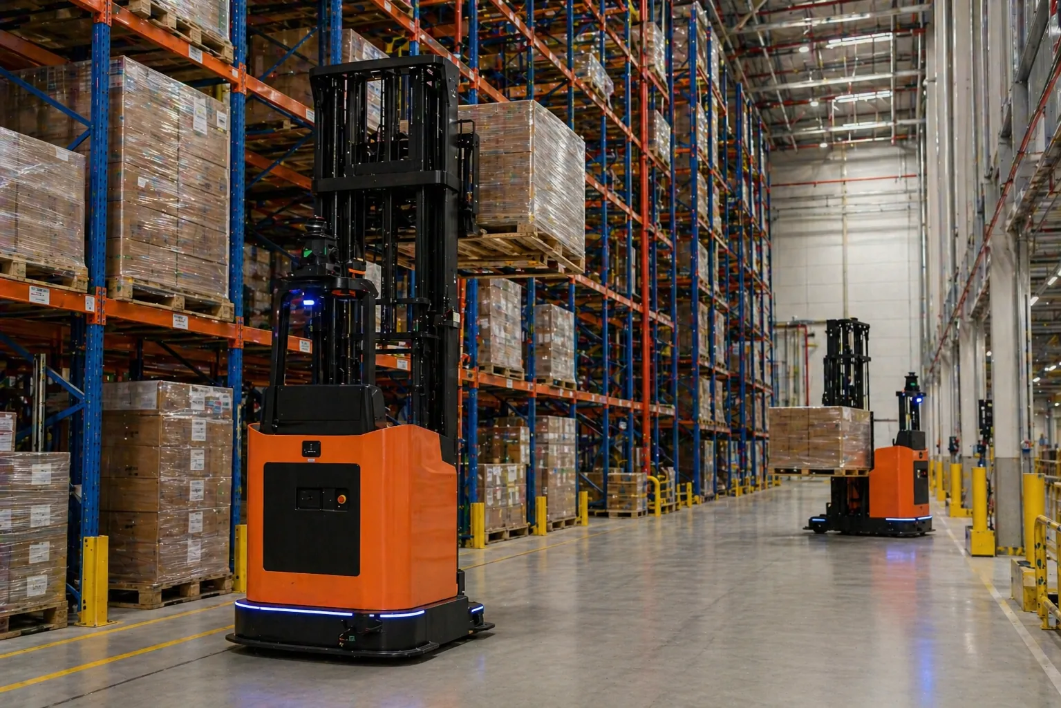 Implementation of Autonomous Forklifts for Efficient Material Handling