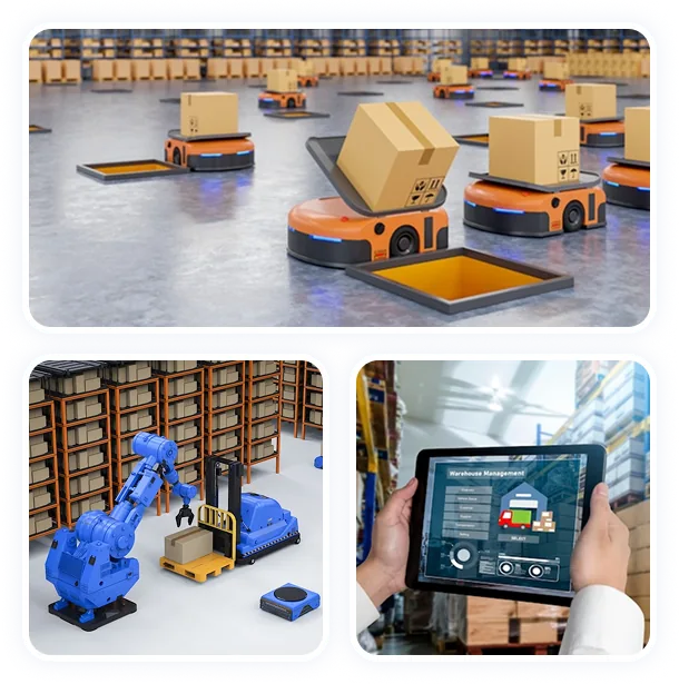 Automated guided vehicles in a smart factory environment